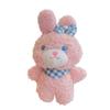 Rabbit Teddy Keychain Cute Cartoon Plush Toy Girls Kid Backpack Hanging Ornament