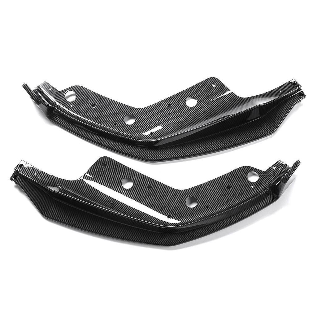 Front Lip Corner Splitter for 19-21 BMW 3 Series G20, Gloss Black Decorative Trim