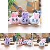 Adorable Plush Bunny Coin Purse Cute Keychain Doll Soft Stuffed Animal