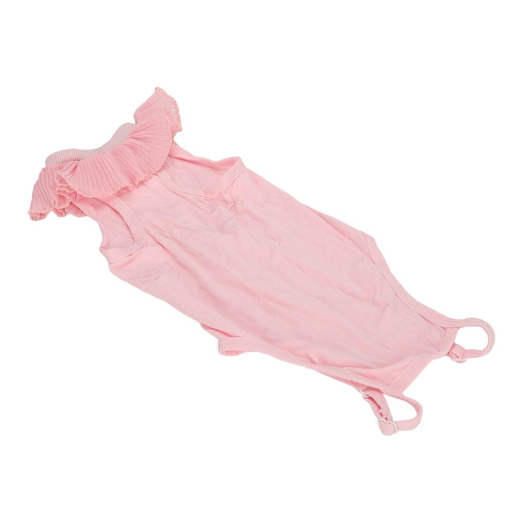 Cat Recovery Suit Lace Neckline Prevent Licking Adjustable Buckle Cat After Surgey Wear for
