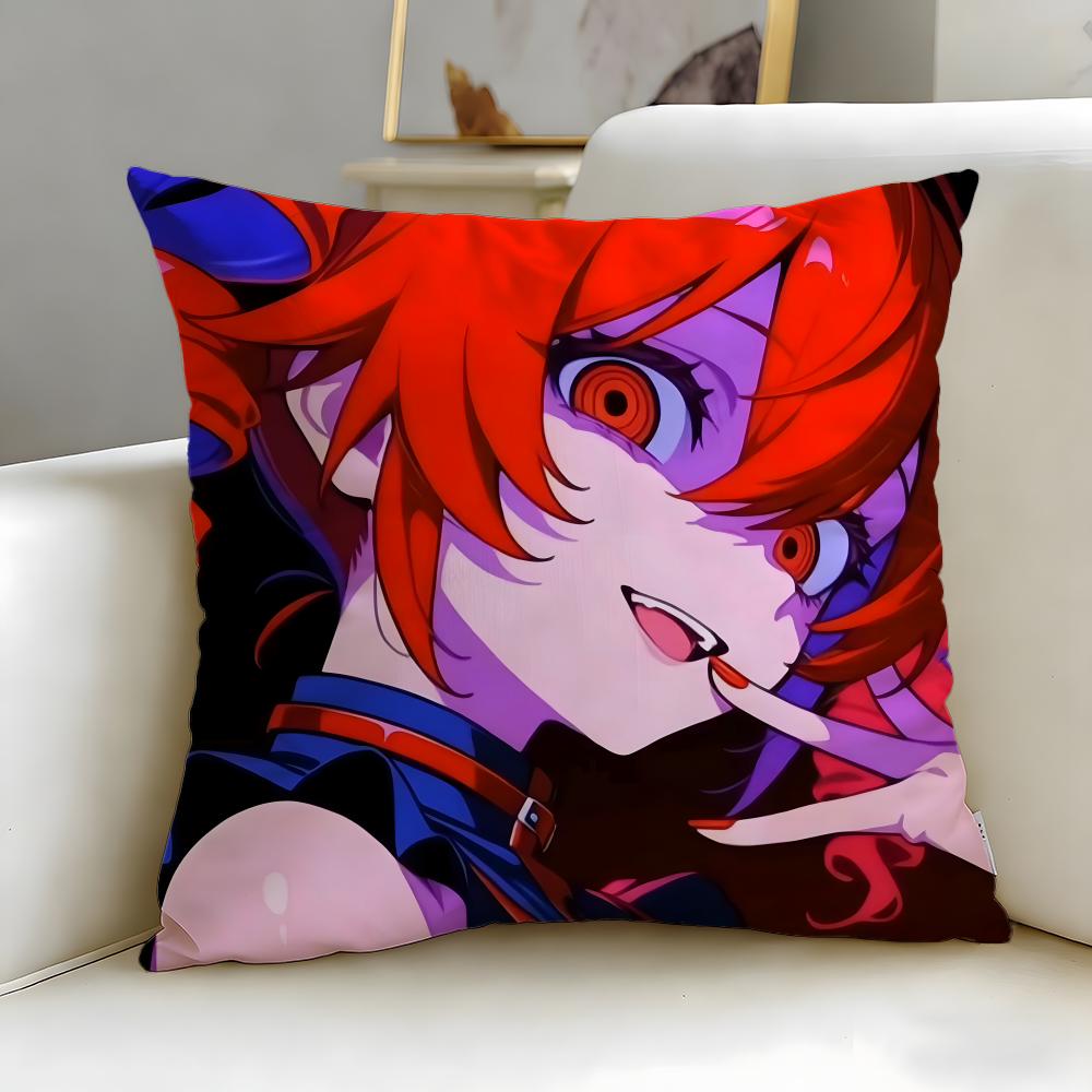 Популярная виртуальная певица Касанэ Тэто Наволочка Мягкая Легко стирающаяся Наволочка Универсальная для Дивана Кровати Путешествий и Офиса 30X30cm