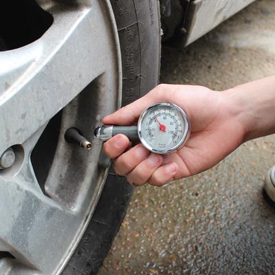 Monitoring Car Tire Pressure Gauge Dual-Scale Dial Tyre Tire Pressure Gauge for Car Automobile Motorcycle Truck