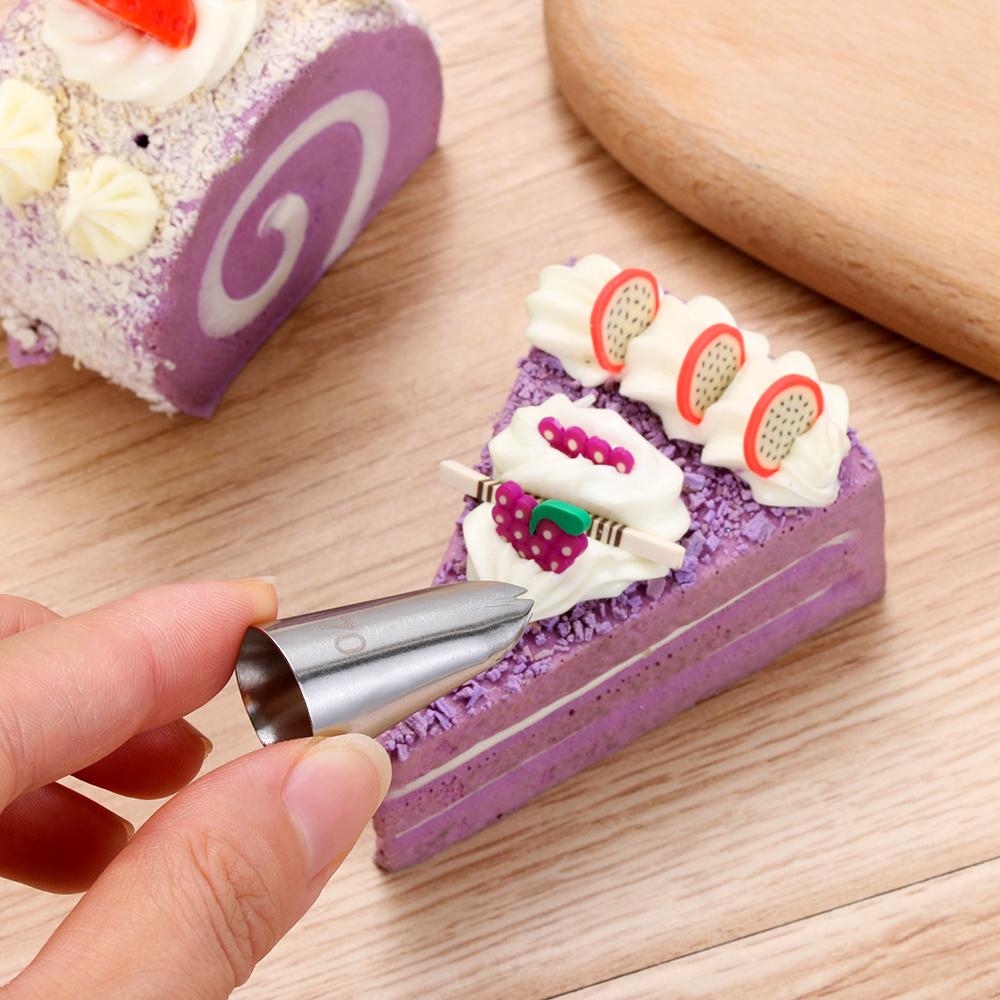 Tips Stainless Steel Cake Decorating Flower Nozzle Ice Cream Tool Baking Mold Icing Piping Nozzles