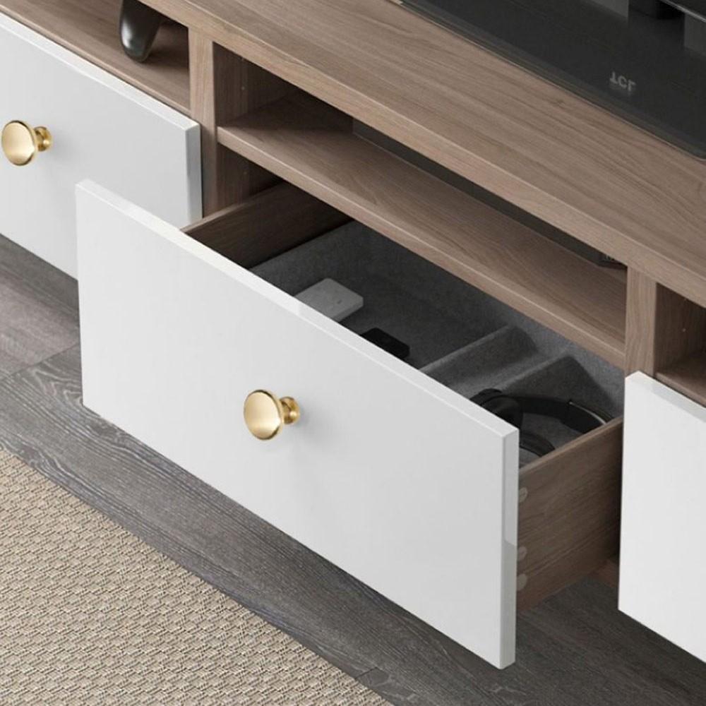 Aluminum Alloy Door Handles Gold Brushed Drawer Knobs Modern Cabinet Pulls Furniture Hardware