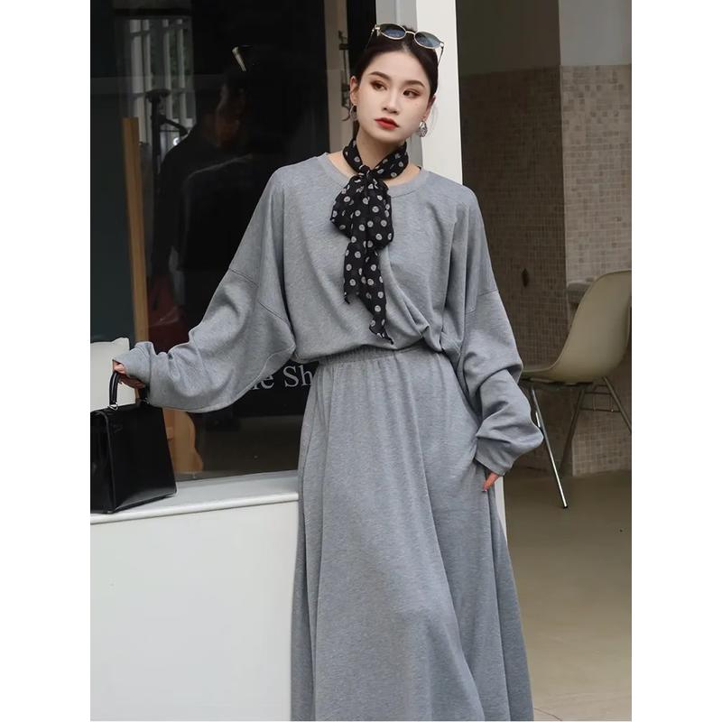 PRASE Relaxed Fit Light Luxury Knit Dress XL