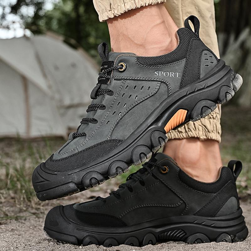 Men's Hiking Shoes Autumn Outdoor Walking Sneakers Plus Size 46 Non-slip Climbing Trekking Shoes Man Work Shoes Tenis Masculino