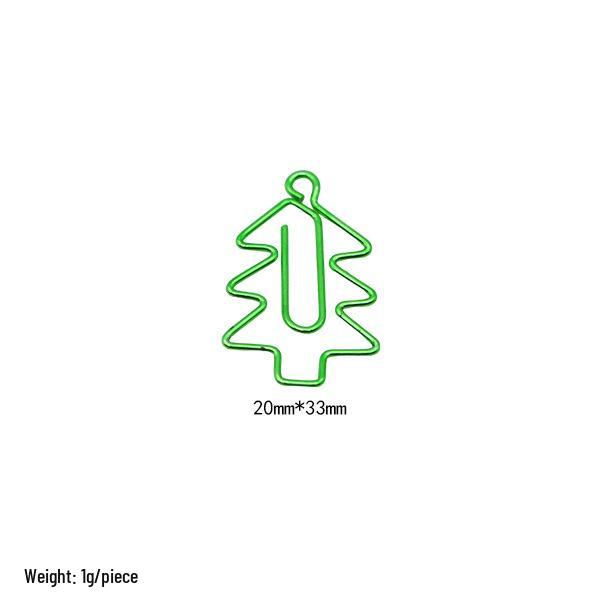 Electroplated Cartoon Insect & Plant Paper Clip Set for Organization