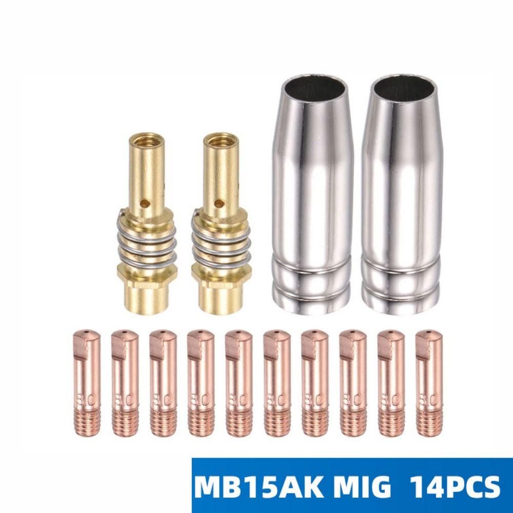 Contact Tips Welding Nozzle 0.6/0.8/0.9/1.0/1.2mm Electric Conducting Tip  Welding Supplies