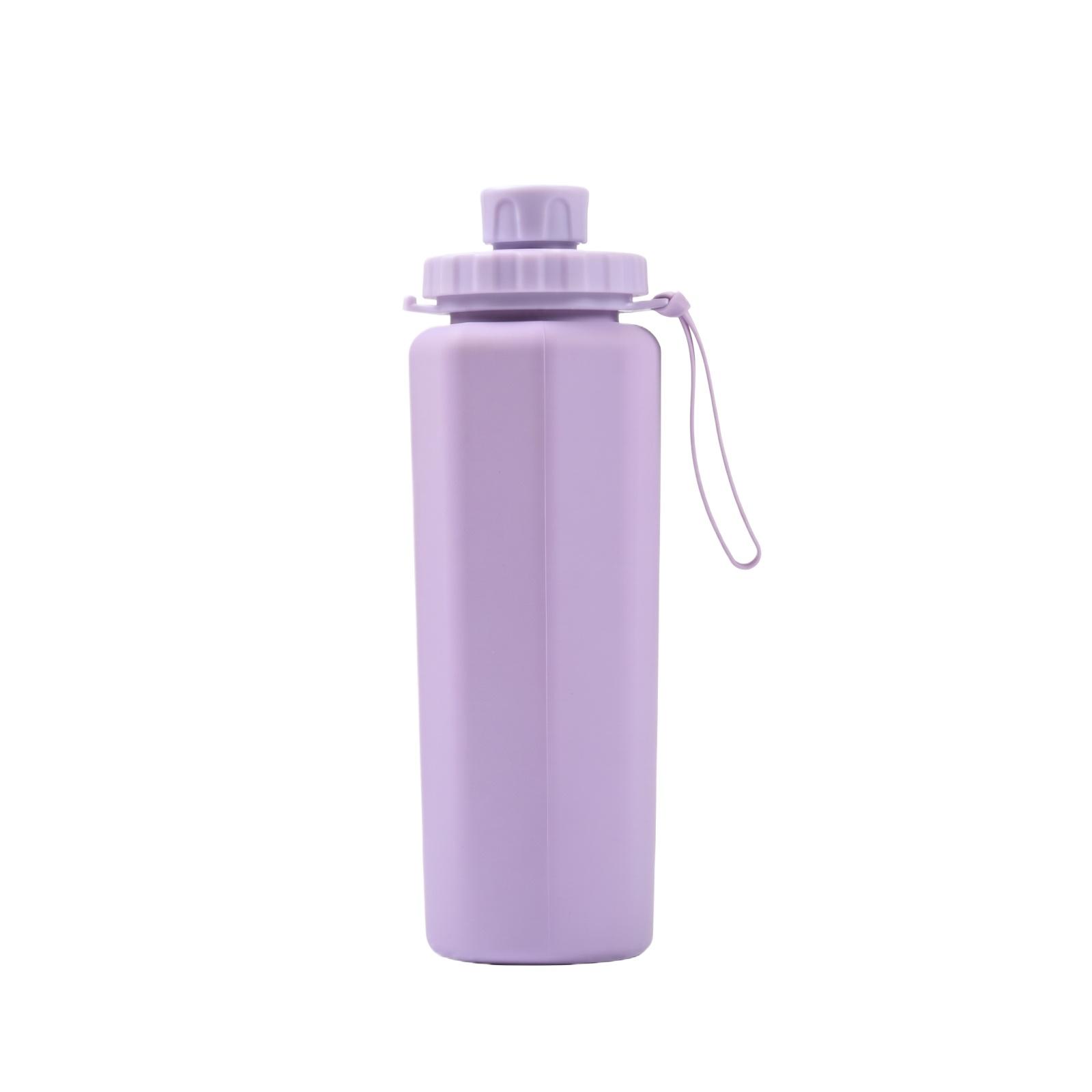 

Reusable Water Bottle with Leakproof Cap Wide Mouth BPA Free Plastic Sports Drinking Container for Outdoor Activities School Gym Travel One Size