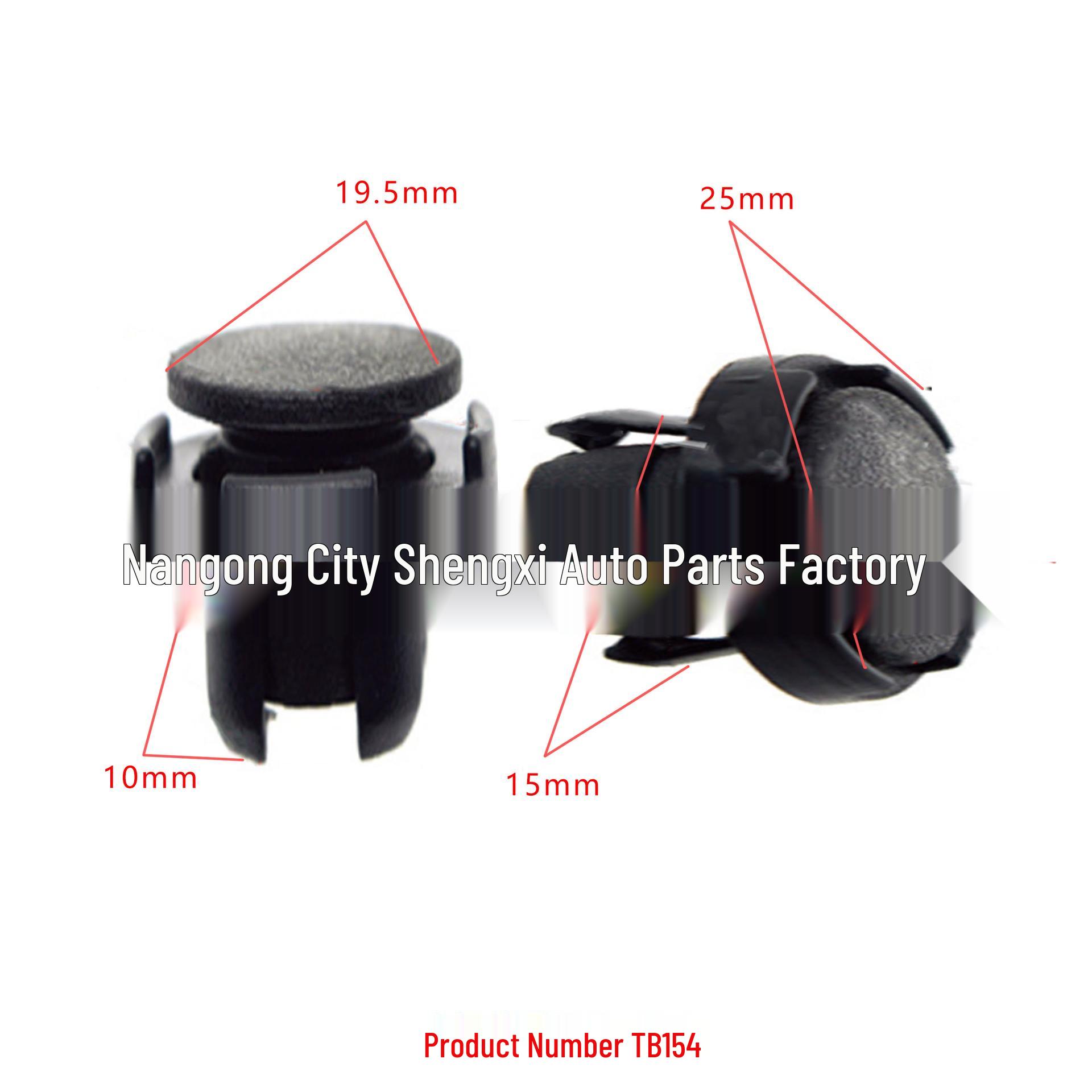 

Universal Car Bumper Side Skirt Trim Guard Clip, 15mm Nylon Accessory 10000 Pack