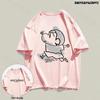 Seven Little Sheep Slim Fit Unisex Cartoon T-shirt, Short Sleeve, Korean Style, Ideal Couple Outfit