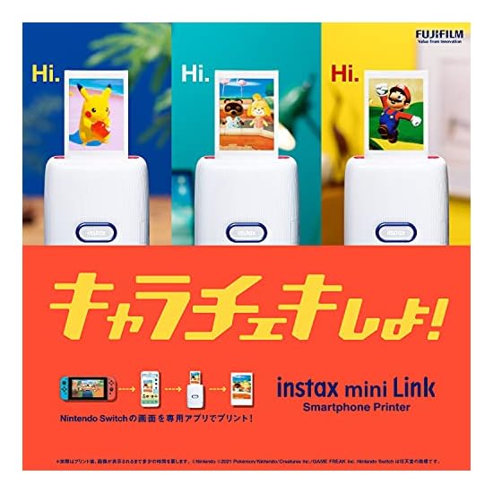 FUJIFILM Instax Mini Link Smartphone Printer, Dark Denim, INS MINI LINK DARK DENIM