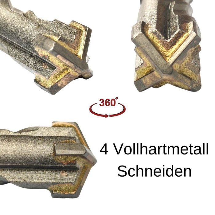 Schlagbohrer für SDS-PLUS 4 Schneiden Ø 20,0mm x 600mm Länge