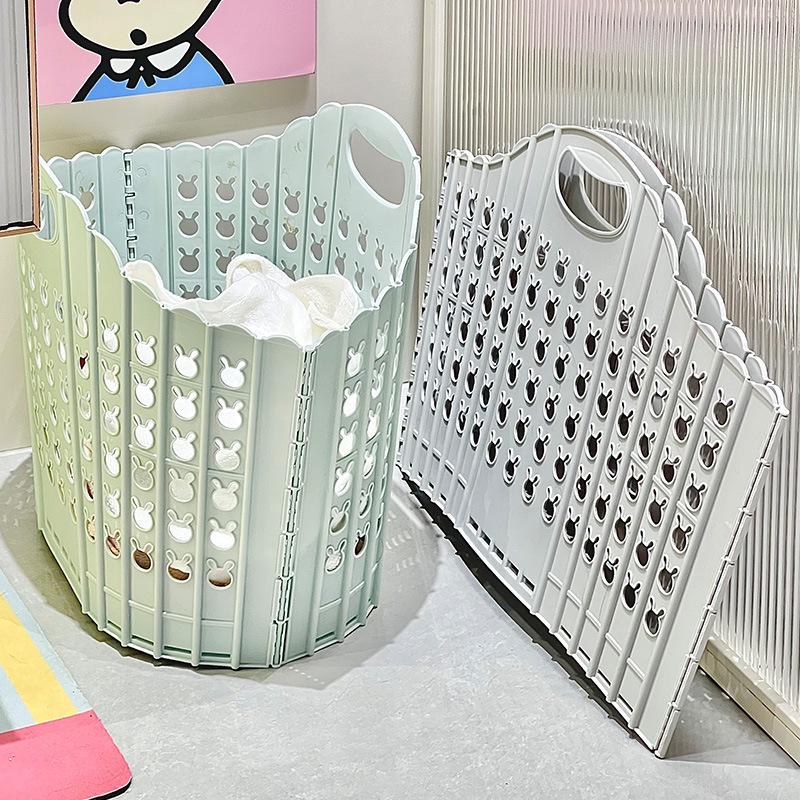 Foldable Wall-Mounted Bathroom Laundry Hamper