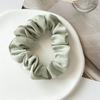 2025 Chic Satin Solid Color Hair Ring - Elegant, Versatile French Style Headband for Women