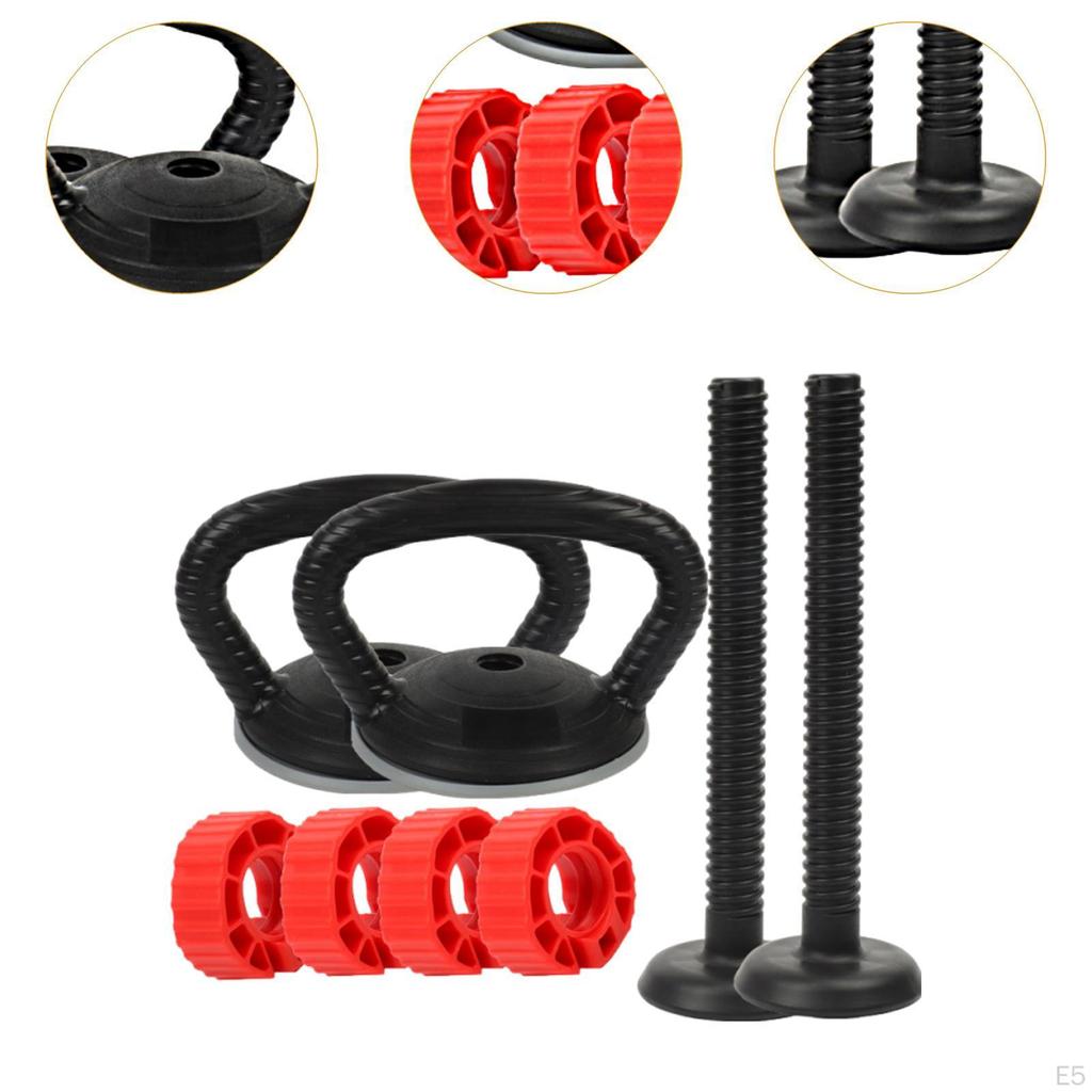 Adjustable Kettlebell Handle Converter for Dumbbell to Weight Plates