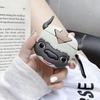 Kopfhörer Schutzhülle Weiche Anti-schock Cartoon Caw Anime Avatar Appa Bluetooth-kompatibel Headset Silikon Abdeckung mit Karabiner für AirPods 1/2/Pro