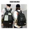 Harajuku Style Color Block Backpack: Unisex Korean Version for High School and College Students