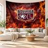 Lyon FC Wall Tapestry, Soft Fabric Wall Hanging, Decorative Backdrop For Bedroom Home Wall Art