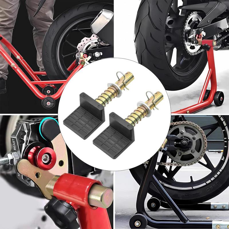 Motorcycle Rear Stand 2pcs Heavy Duty Motorcycle Stand Attachment Swingarm Spool Lift Stand Motorcycle Swingarm Spools Rear