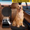 Car Seat Cover, Comfortable Anti-Slip Linen Auto Front Seat Protector, Breathable Seat Bottom Cushion Pad with Storage Pocket, Universal Vehicle
