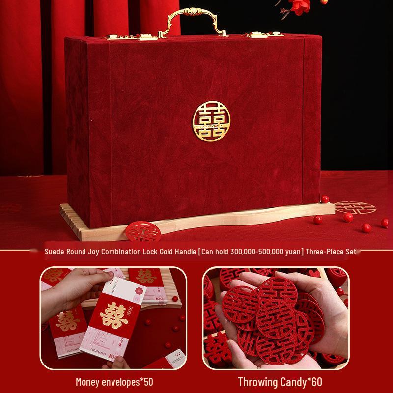 High-End Engagement Cash Gift Box with Combo Lock