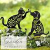 Harujio Gardening Dog Cat Garden Garden Scandinavian Cute and Stylish Iron Interior Gardening Ornaments, & Ornaments, Accessories, Objects, Style,