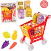 Children's Role-Playing Shopping Cart Toy with Fruits & Vegetables