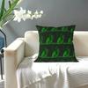The Exorcist Green Square Pillowcase Pillow Cover Cushion Zip Decorative Comfort Throw Pillow for Home Car
