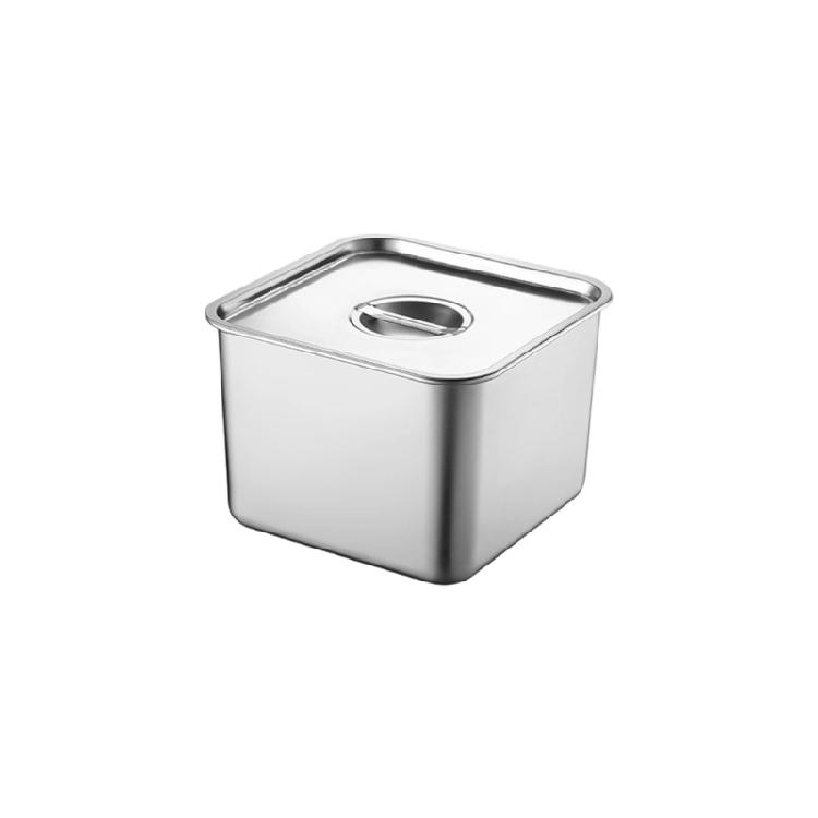 Hygienic Metal Spice Storage Solution Square Seasoning Container Jar For Organized Pantries And Cooking Space