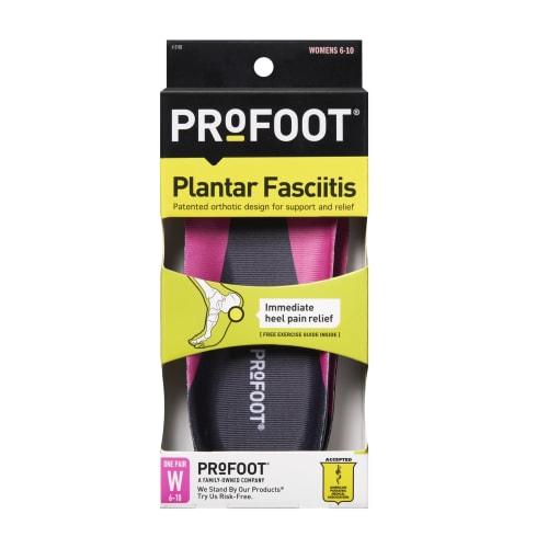 ProFoot Plantar Fasciitis Heel Gel Inserts (Women's, Fits All Women, 1 Pair)
