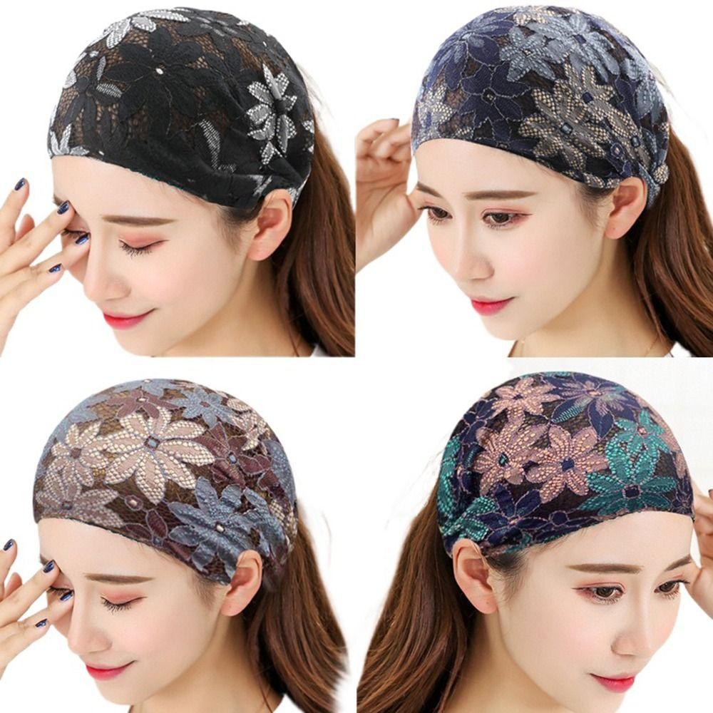 Hair Cover Broadside For Women Lace Hair Hoop Hair Accessories Korean Style Headband Women Hairband