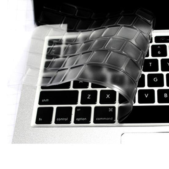 Silicone Clear Keyboard Protective Cover Film for MacBook Air 13inch Pro 15inch