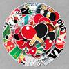 50PCS Table Tennis Cartoon Stickers Sports Series for Journals, Phone Cases, Suitcases, Waterproof Decor