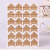 120Pcs/5 Sheets DIY Vintage Corner Kraft Paper Stickers for Photo Album Frame Decoration Scrapbooking Picture Protect Decor