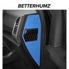 Betterhumz For Ford F-150 SVT Raptor 2015- Made of Alcantara Dashboard Side Trim Stickers Tuning Cover Decor Car Accessories