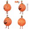 Pumpkin Halloween Costume Inflatable Suit With Cartoon Doll For Walking