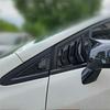 1Pair Car Front Window Scoop Louver Cover For Honda Civic Sedan G9 9th 2012-2015