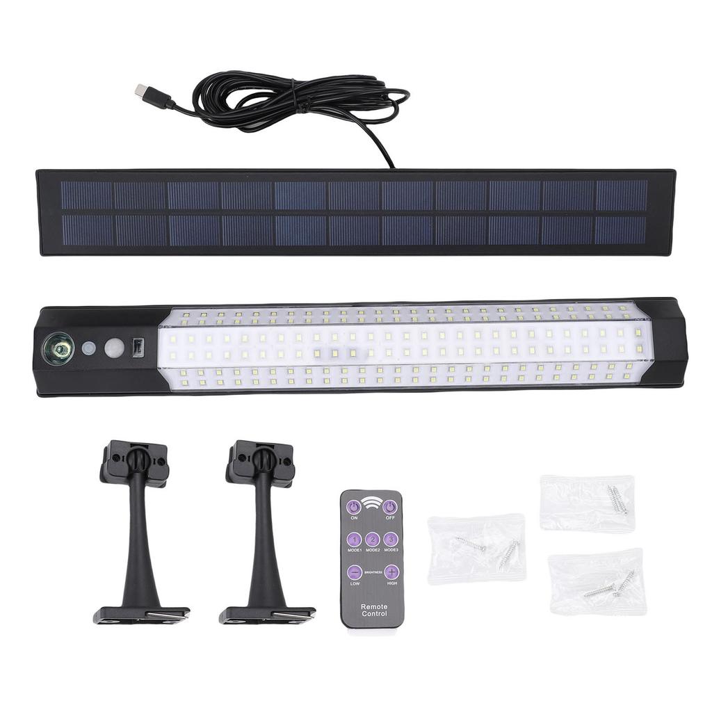 Solarpanel LED-Licht IP65 Wasserdicht Fernbedienung Hängelampe für Außen Garten Hof