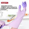 Dishwashing Gloves with Thickened Rubber Latex for Washing Clothes, Kitchen and Household Chores, and Waterproof Rubber