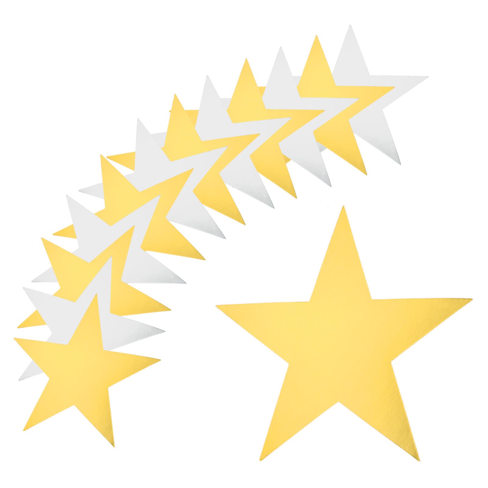 

36 шт. бумажных вырезок в форме звезды, конфетти в форме пятиконечной звезды, вырезанные для вечеринки по случаю дня рождения, класса, свадьбы, украшения стен для доски объявлений, 11