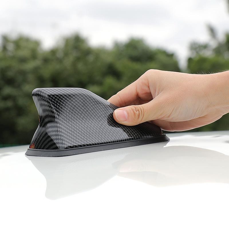 Newest Upgraded Signal Universal Car Shark Fin Antenna Auto Roof FM/AM Radio Aerial Replacement for BMW/Honda/Toyota/Hyundai/Kia