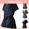 Authentisches Mittelalter Renaissance Tunika Oberteil Hemd Für Wikinger Nordmann Cosplay Events