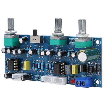 Preamp Board 2.1 Channel Low Pass Filter Subwoofer Tone Board HI‑FI Circuit Board Low Pass Filter Preamp Board NE553278M12