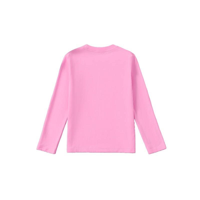 European sizes Kids' Long Sleeve Top, Fashionable Round Neck Sweatshirt with Colorful Splatter Smile Pattern, Cute Top for Daily Casual Wear