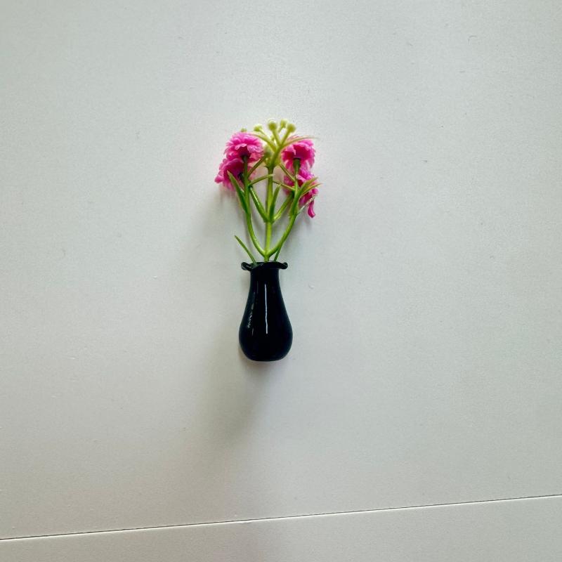 Mini Glass Bottle Flower Vase Fridge Magnets Big Small Sizes For Home Kitchen Diy Decoration Ornaments