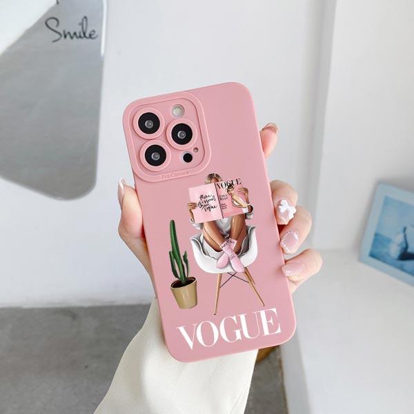 

Fashion Lady High Heel Girl Women Coffee Miss Phone Case For iphone 12 11 14 13 15 Pro Max X XS MAX XR SE 2020 7 8 Plus Covers iphone 12pro