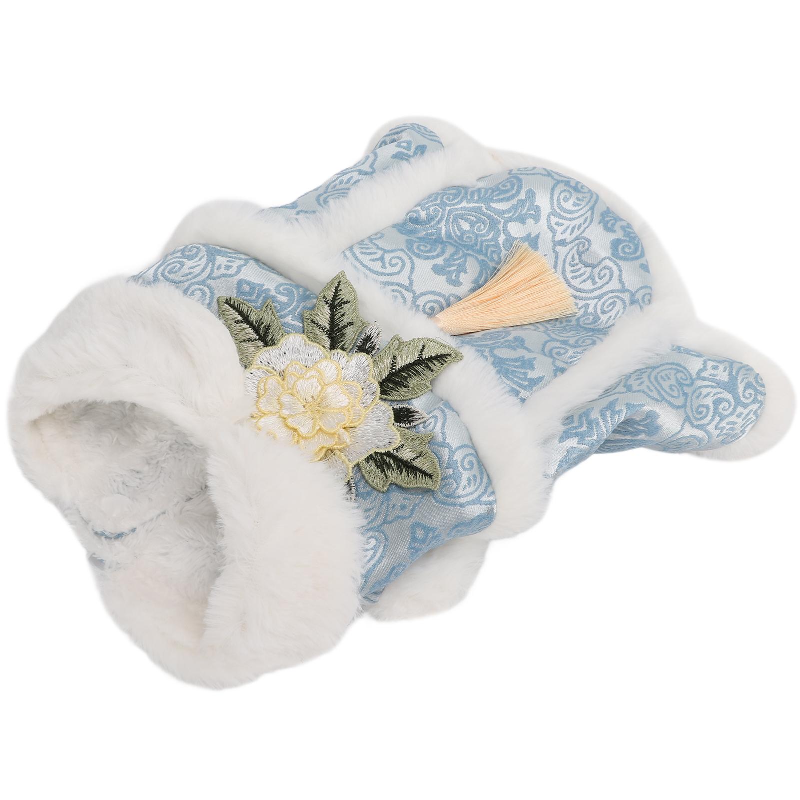 

Собаки в китайському стилі Костюм Тепле Плюшеве Осінньо-Зимове Пальто для Собак Новий Рік РіздвоS S