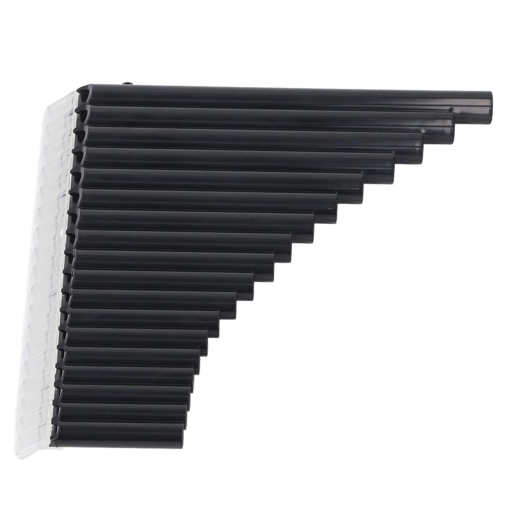 Pan Flute Instrument 18 Pipes Key of C Pan Pipe for Beginners Learning Teaching with Carrying Bag