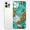 Flower Marble Clear Hard Phone Case for iPhone 16 Pro 13 Pro Max 14 15 Pro Max 11 12 Transparent Cover